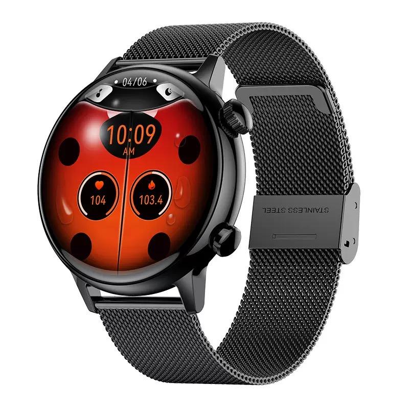 Smartwatch Women NFC Heart Rate Monitorng Bluetooth Call Watch Voice Assistant Sport Fitness Waterproof Smart Watch