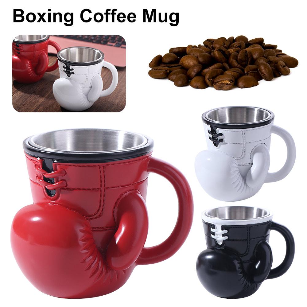 Resin Material Boxing Glove Mug Boxing Glove Design Boxing Themed Tea Cup Sports Themed Mug  Office