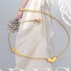 Heart Ankle Simple English Letter Foot Chain Jewelry Girl Friend Stainless Steel Summer Accessories For Fashion Beach New