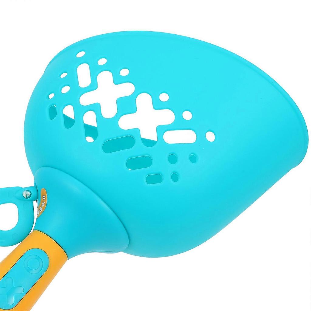 Interactive Flying Disc Toy Flying Disc Launcher for 4Sets Blue Kids
