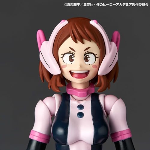 Kaiyodo Revoltech My Hero Academia Ochaco Uraraka, Approximately 130mm Tall, Non-scale PVC & ABS Painted Action Figure