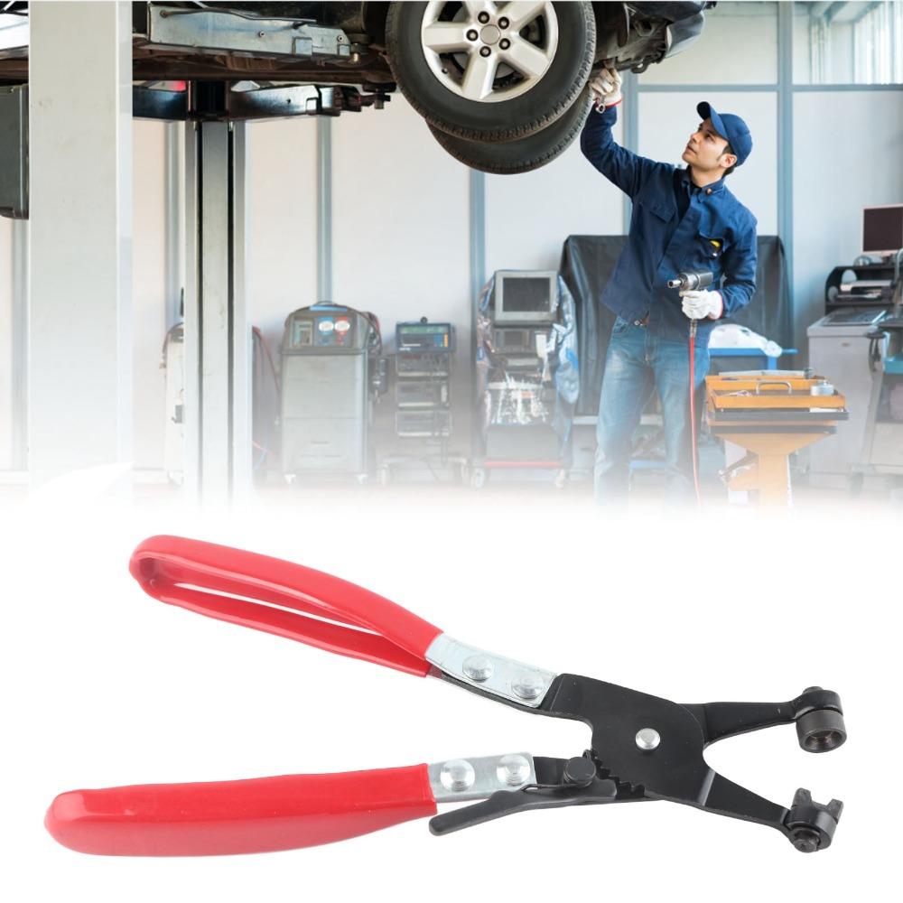 Ring-Type Compatible Hose Clamp Removal Tool Rubber Handle Auto Repair Pliers Fuel Oil Pipe