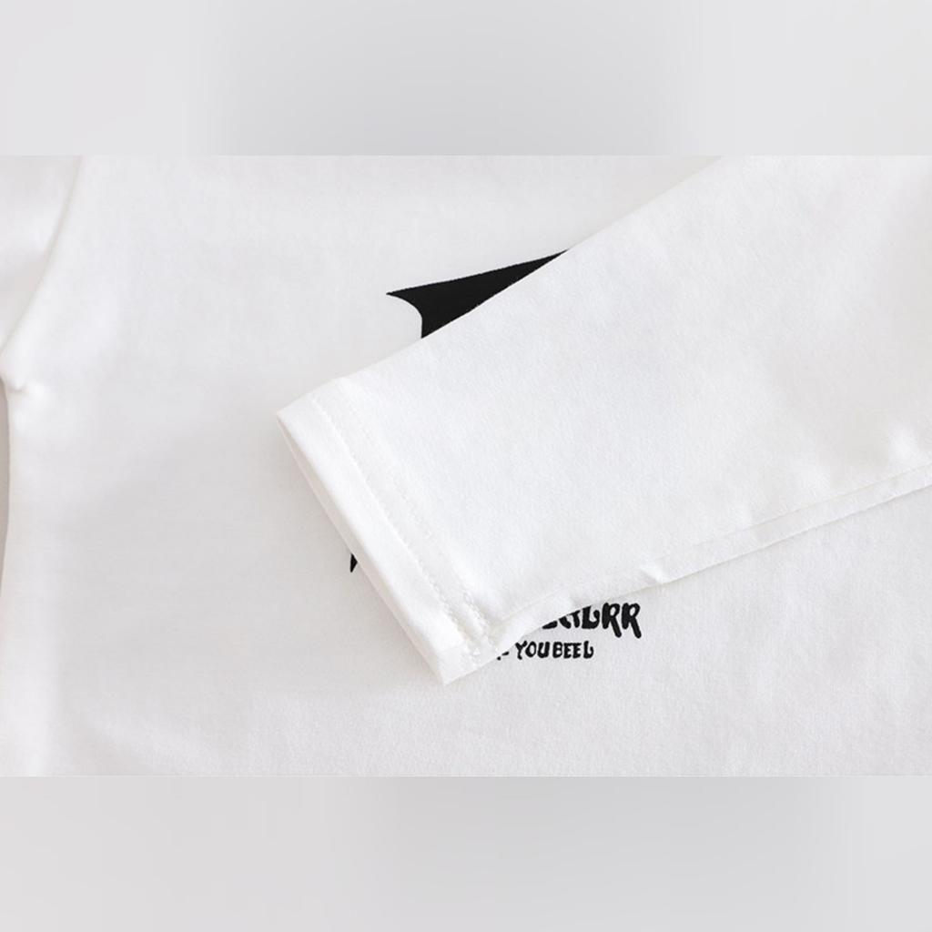 Uformelt langermet sett for barn, komfortable hverdagsantrekk