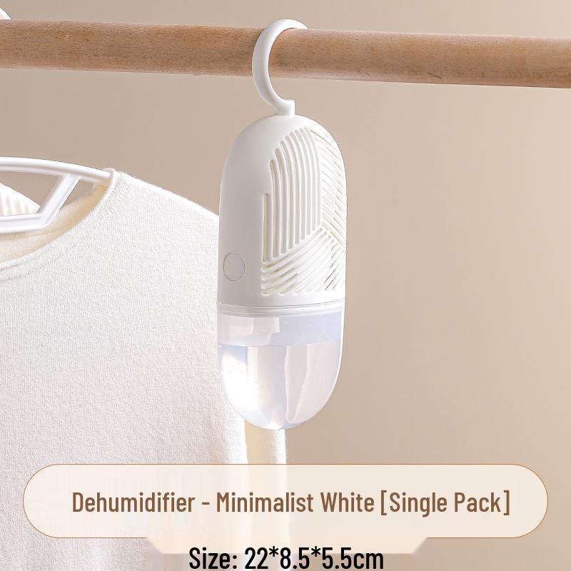 Hanging Wardrobe Dehumidifier Bag - Moisture Proof, Anti-Mold, Calcium Chloride Absorbent for Dorms and Clothes