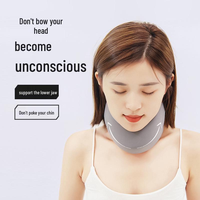 Comfortable U-Shaped Neck Pillow: Anti-Tilt, Decompressive Support, Washable & Portable