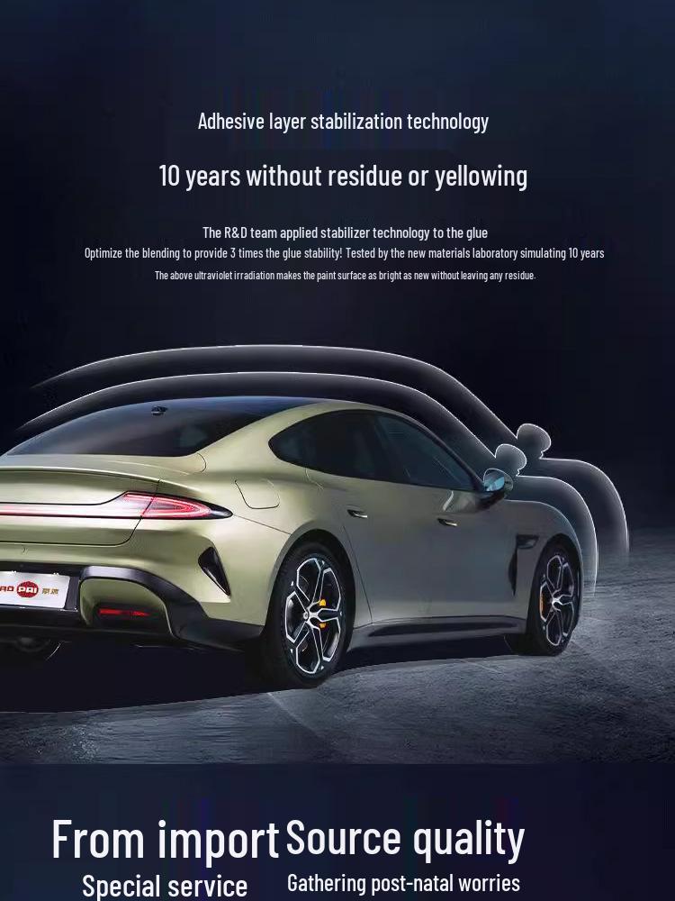 BASF Aliphatic TPU Scratch-Resistant Transparent Car Wrap Film