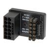 ATX 16Pin Male to 16pin Female 180 Degree Angled Adapter 12V PCIe5.0 HPWR GPU U Turn Angle Connector for Desktop PC