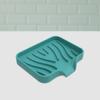 Silicone Sink Soap Dish Drainable Sink Sponge Bracket Portable Reusable Countertop Organizer for Kitchen Bathroom