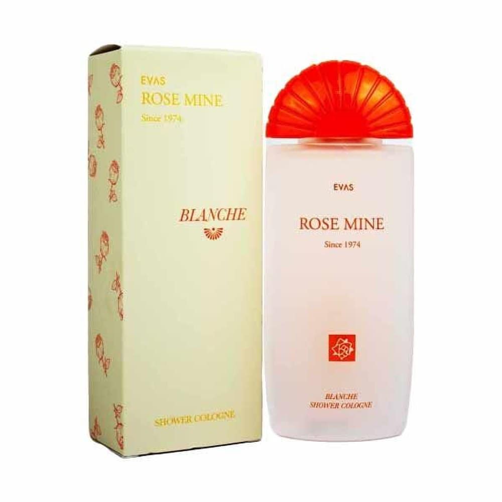 

Evas Rosemine Blanche Shower Cologne 185ml White Rose Fragrance