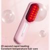 Cordless Hair Straightener With Adjustable Precise Temperature Control Portable Rechargeable Straightening Comb