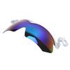 Outdoor Polarized Sunglasses Clip On Hat for Men Women Fishing Cycling Traveling UV400 Silver Frame