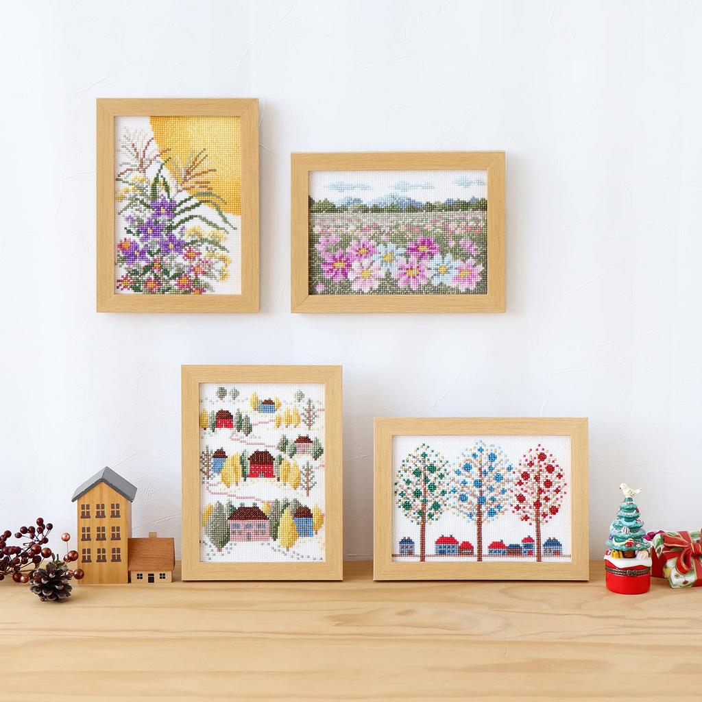 Broderie au fil Olympus 12 Mois de Petite Fleur Fleur de Cerisier Décoration Catherine Kit, Scènes, Non. 7553, Septembre, ~Collection Marie~