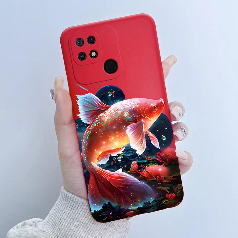 For Xiaomi Redmi 10C Phone Case Fashion Butterfly Flower Girls Design Soft Silicone TPU Back Housing for Redmi10C 10 C Covers