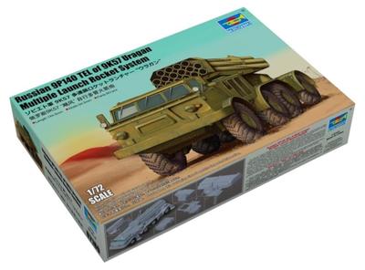 Trumpeter 1/72 Scale Soviet 9K57 Uragan Multiple Rocket Launcher Plastic Model Kit 07180