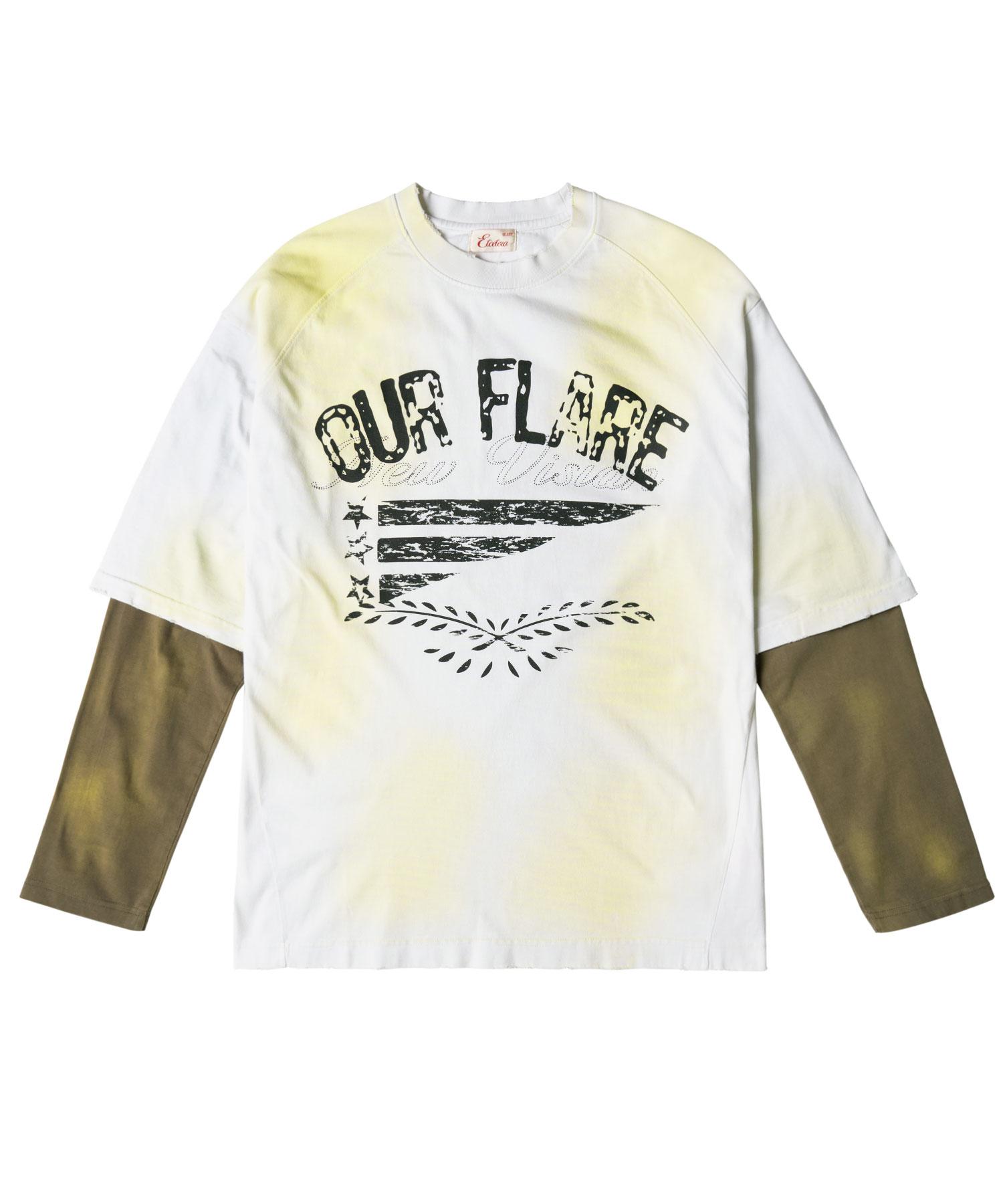 Itci Flare Layered Long Sleeve (Ivory) Ivory/L