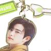 Acrylic Keychain Portable Versatile Adorable Keyring for Women Birthday Gift Style A
