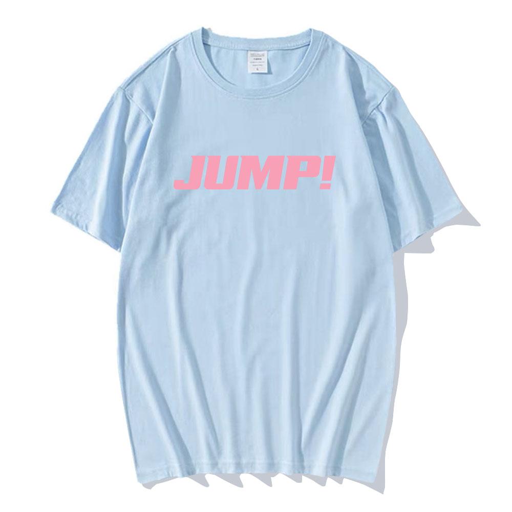 Jump Single Graphic 2025 T-shirt Band and Pink Girls' Band Tshirts Cotton Fashion Short Sleeve T Shirt Men Women Clothing