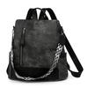 Plecak Damski Plecak o Dużej Pojemności z Miękkiej Skóry