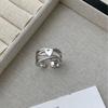 Rings For Women Vintage Handmade Adjustable Interline Heart Ring Fashion Female Bijoux Gift