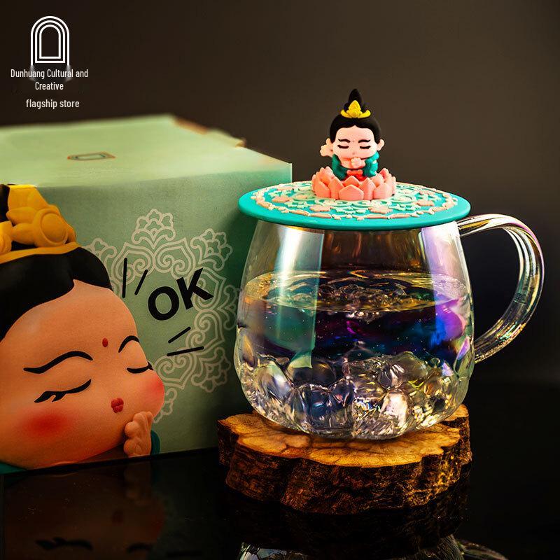 Dunhuang Everything is OK Glass Cup