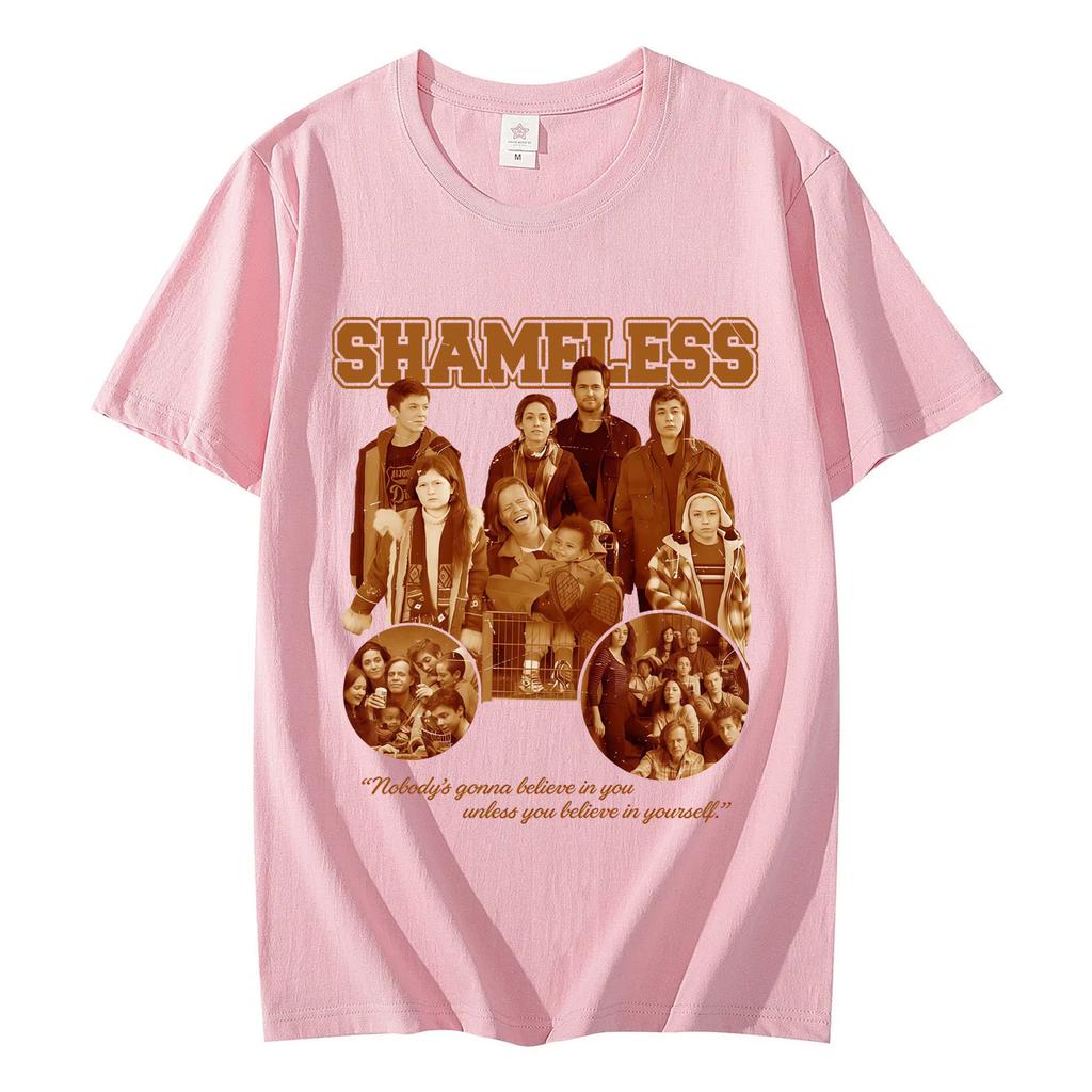 Limited TV Series Shameless Graphic T Shirts Fashion Vintage Short Sleeve Tshirt High Quality Cotton Oversized Tshirts Unisex