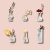 5/6/11Pcs Mini Vase Refrigerator Magnet DIY Home Office Kitchen Locker Fridge 3D
