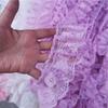 6cm Wide Single Layer Pleated Tulle Lace Fabric DIY Doll Pettiskirt Pet Clothing Skirt Curtain Home Textile Sewing Decoration