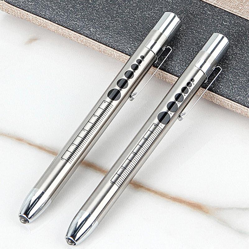 Flashlight Work Light First Aid Pen Light Torch Lamp Pupil Gauge Measurement Portable Mini Portable Medical Handy Led Pen Light