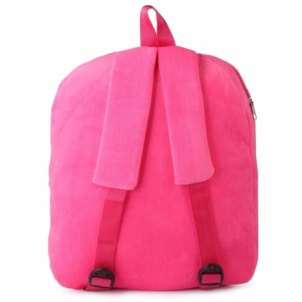 Kids Unicorn Backpack with Wings, 35x30 cm, Ultra Soft Plush, Pink Magical School Bag for Girls