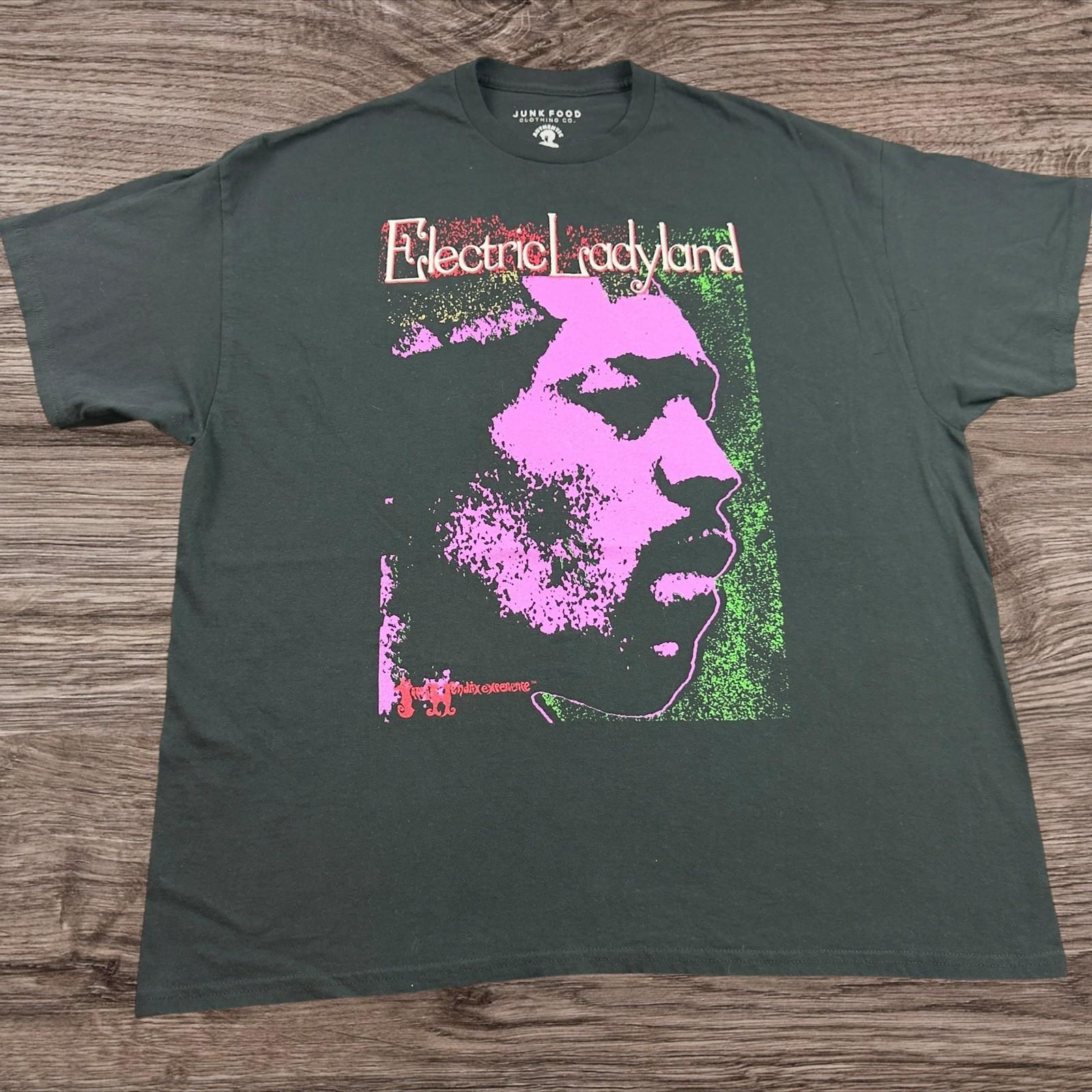 Jimi Hendrix Electric Ladyland / Retro Graphic Adult Size X-Large Unisex T-Shirt S