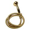 Brass Shower Head Handheld Shower Replacement Leak-resistant Pressurized Design Removable Design Rust-resistant