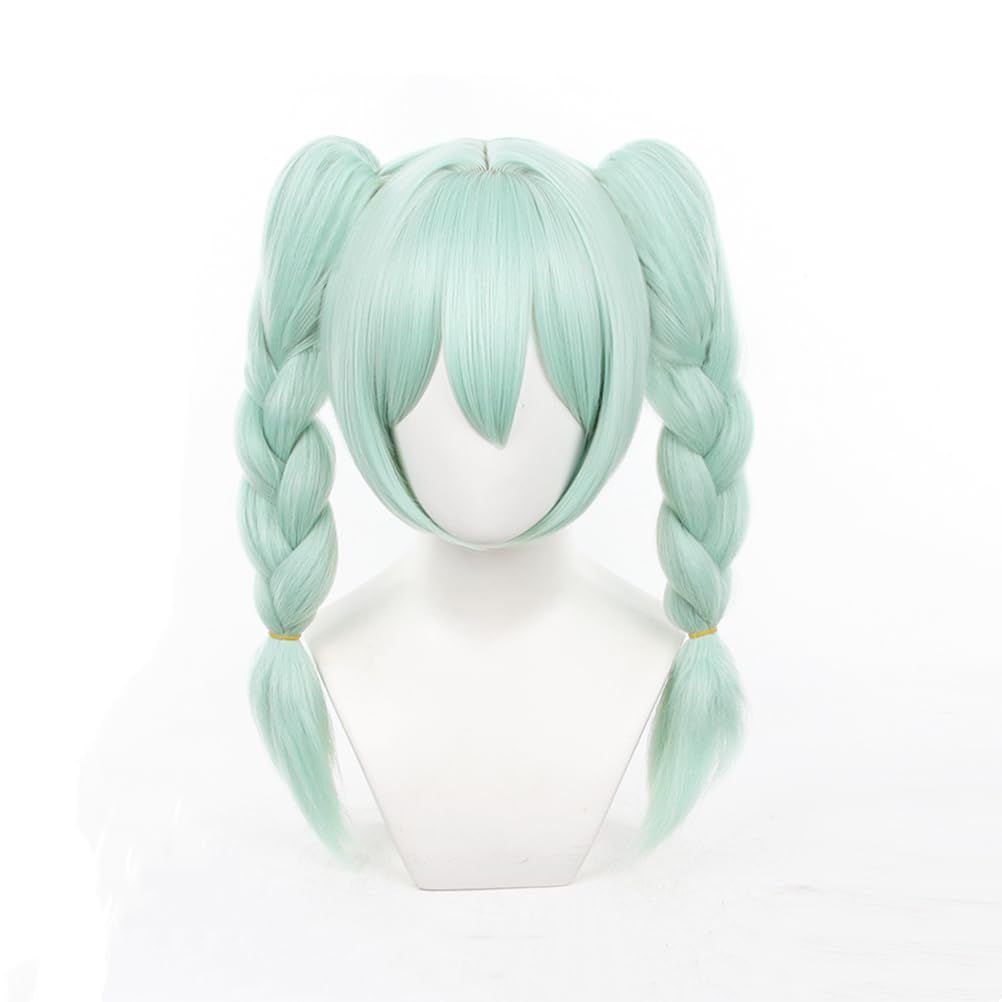

Eileen Hatsune Miku Bunny Cosplay Perfect for and School Festivals Wig, Heat-Resistant, Halloween, Christmas, [Includes Net]