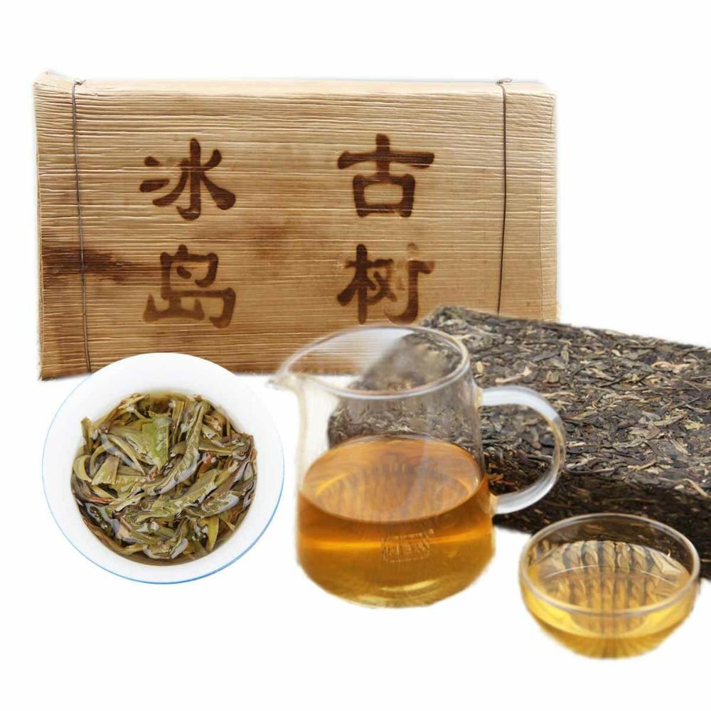 

Premium Chinese Raw Pu-erh Tea Cake Old Tree Harvest 1kg Brick Green Tea