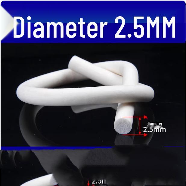 High-Temp Resistant Silicone Foam Rubber Strip - Anti-slip, Waterproof Sealing (2-5mm)