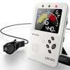 LEKATO 3-in-1 Digital Tuner with Metronome Mode for Guitar, Bass, and Piano, with Clip-on Mic, Lightweight Metronome, Pickup Clip, Vocal Digital Beat