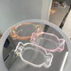 Candy Shape Shaker Keychain Transparent DIY Acrylic Pendant  For Handmade Projects