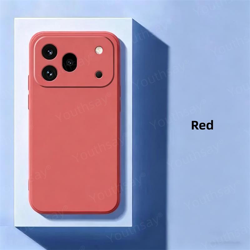 For Honor 600 Pro Case Honor 600 Pro Cover Fundas Coque Capa Soft Original Liquid Silicone Protective Phone Bumper Honor 600 Pro Honor 600 Pro красный