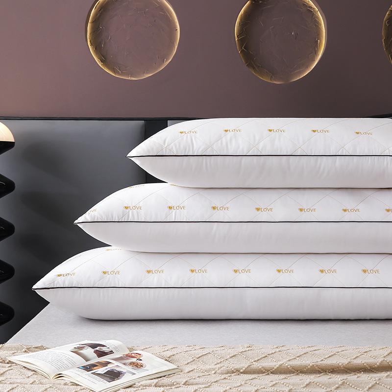 New Pillow Core Embroidery LOVE Love Double Long Pillow Couple Couples Extended Pillow Core