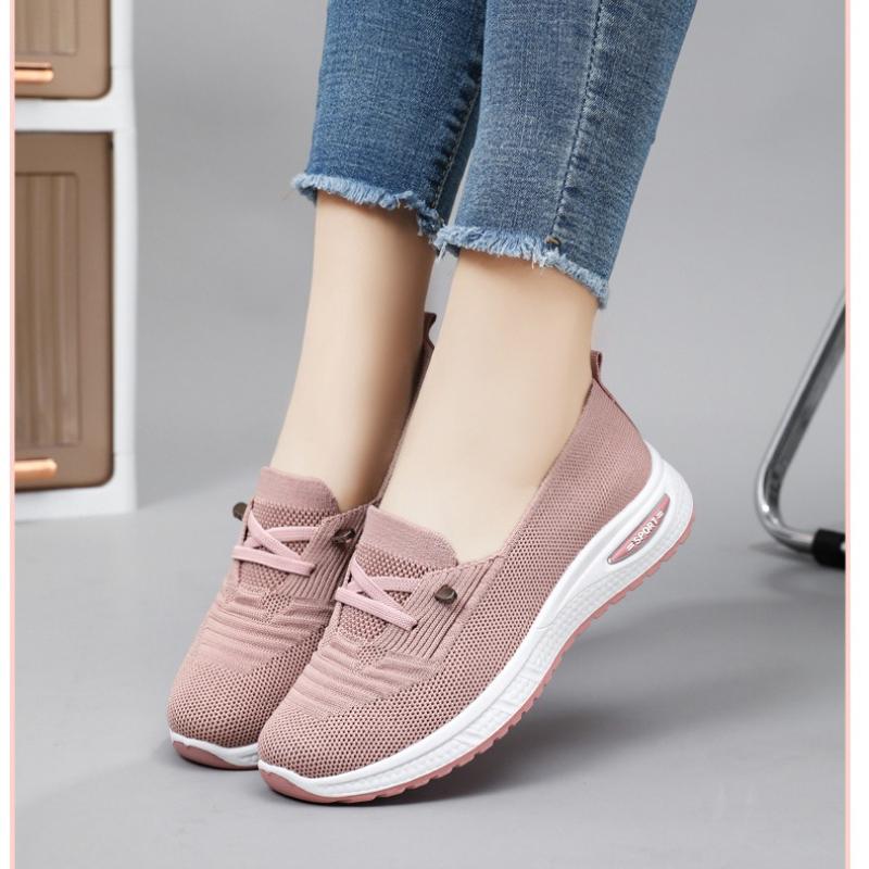 Fashion 2025 Summer New Large Casual Shoes Breathable Soft Bottom Comfortable Loafer Outdoor Casual Fashion Women Shoes Zapatos De Mujer