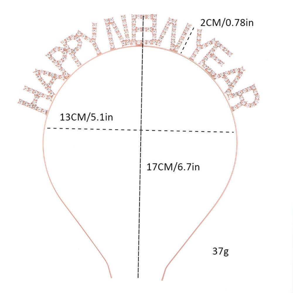 Gift Metal Letter Hair Hoop Party Ornament Zinc Zinc Alloy Crystal Headwear Christmas Antlers Hairband