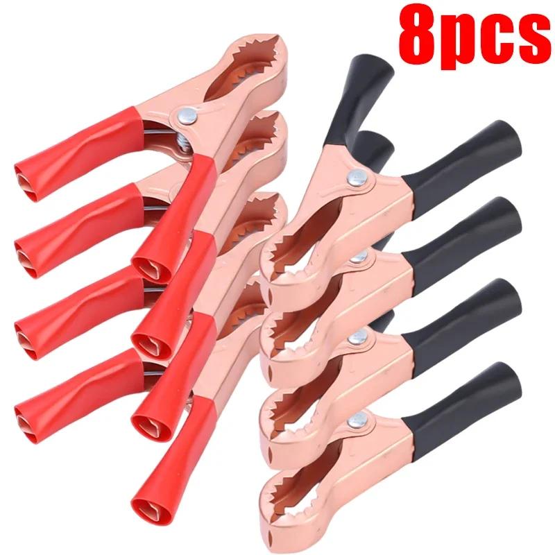 Auto Battery Alligator Clip Insulated for Jumper Cables 30A Car Charger Lead Clamp Tools Accessories Copper Spring Connectors