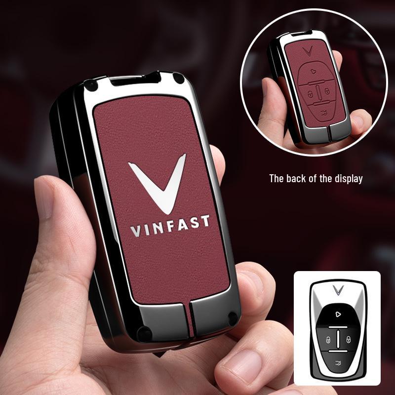 Vinfast Vietnam Car Key Case for Zhonghua V5/VF8 VF3/5/9 with Premium Keyring Buckle