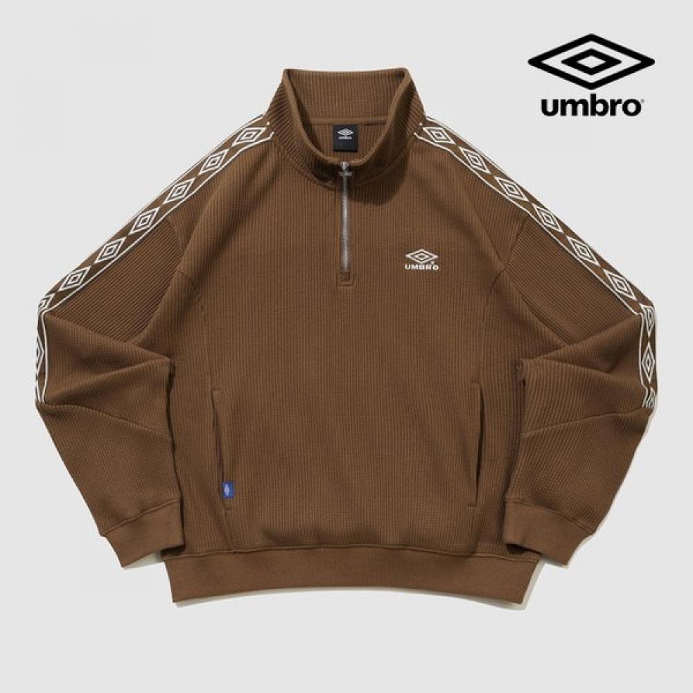 Umbro Women S Waffle Track Half Zip Trm ur122cfS11 Tiramisu (TRM)/85