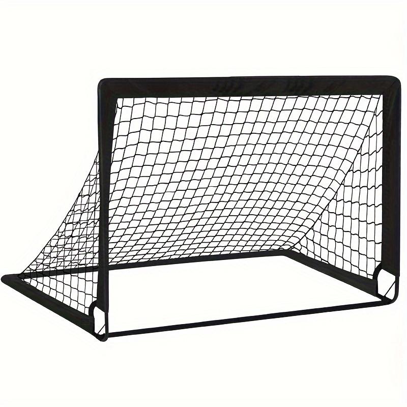Portable Soccer Goal Net Quick Assembly, Durable Oxford Cloth, Ideal for Training & Outdoor Fun Orange/Black, Soccer Accessories
