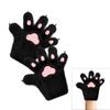 Guanti Gatti Anime Pelo Peluche Zampe di Bestia Guanti per Ragazza Adulto Costume Festa di Halloween Accessori per le Mani Cosplay