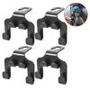 1/2/3/4/5Pcs Car Seat Headrest Hook 4 Pack Hanger Storage Organizer Universal For Handbag Purse Coat Fit Universal Vehicle