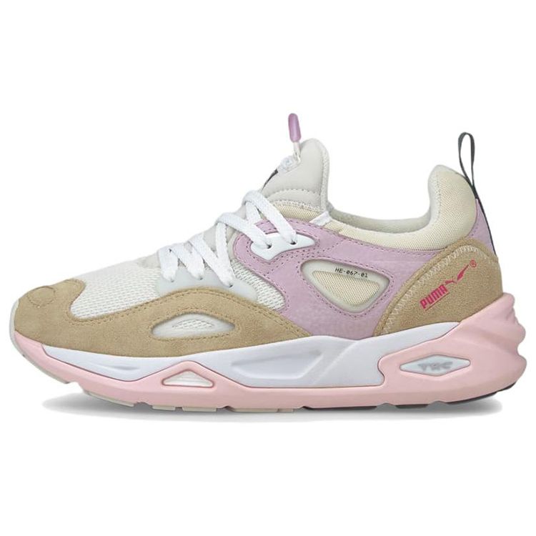 Кроссовки Puma Trc Blaze The Triangle Унисекс Коричневые Белые Розовые 383104-03 EU 36