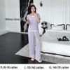Women's Summer Short-Sleeve Modal Cotton Pajama Set with Chest Pad