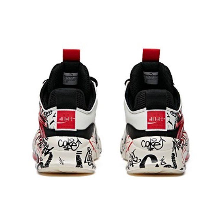 Anta X Coca Cola Badao 'White Black Red' Women's 122018088S-1