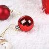 36Pcs 4cm Christmas Tree Color Ball Electroplating Multi Styles Boxed Unbreakable Reusable Scene Layout Plastic Xmas Party Decor Hanging Ball Pendant